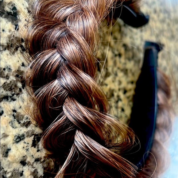 Moving Sale Must Go! Brown Braided Hair Headband - adds volume dimension & comfy - Picture 1 of 3